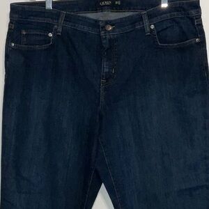 LAUREN RALPH LAUREN WOMAN PLUS CLASSIC DENIM JEANS SIZE 20W LIKE NEW